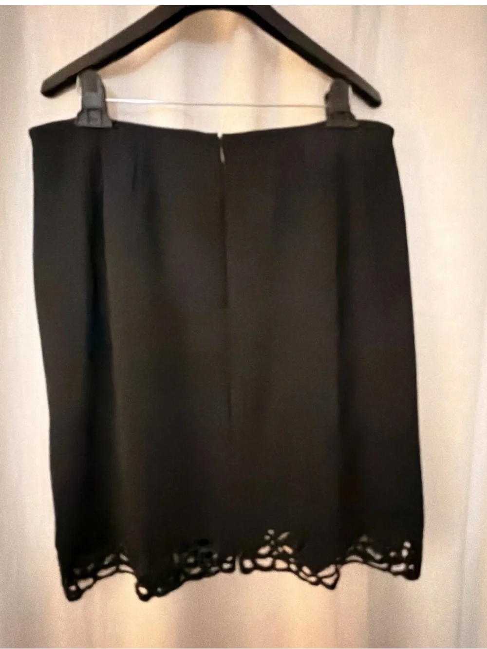 Tahari Black Women's Cutout-Trim Button Front Jacket/ Skirt set